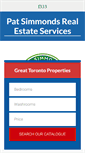 Mobile Screenshot of patsimmonds.com